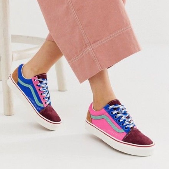 Vans Shoes Old Skool Frayed Laces Port Royale Marshmallo Poshmark